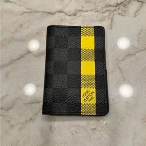 Louis Vuitton Damier Graphite Stripe Pocket Organizer Helios